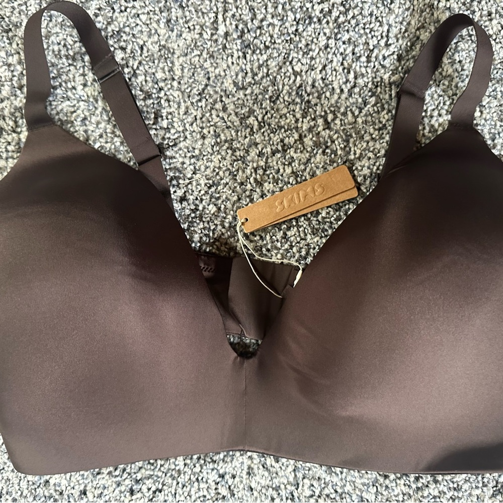 SKIMS Brown Bra
